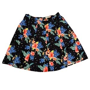 Antix Women’s Floral Black Skirt Size Medium